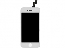 Replacement Part for Apple iPhone 5s LCD Screen and Digitizer Assembly with Frame - White - A Grade