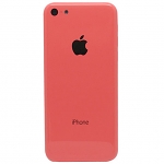 Apple iPhone 5c Rear Housing Assembly With Apple Logo - Pink - Without Words - A Grade