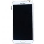 Replacement Part for Samsung Galaxy Note 2  LCD Screen and Digitizer Assembly - White - A Grade