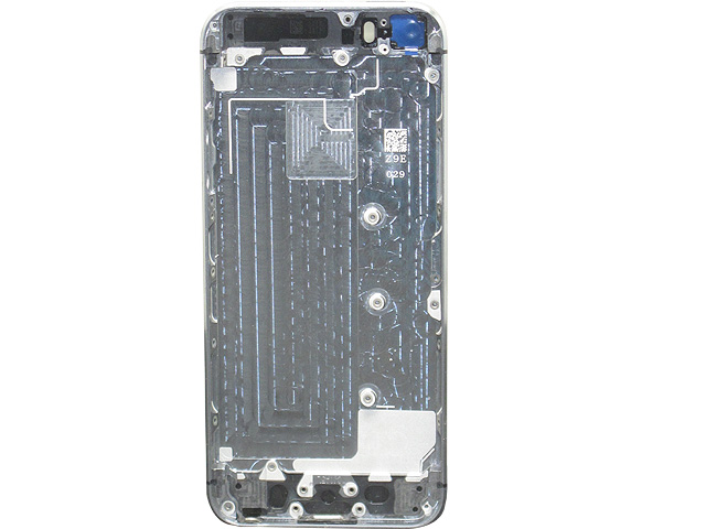 Replacement Part for Apple iPhone 5s Rear Housing with Top and Bottom Glass Cover - Gray - A Grade