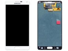 Replacement Part for Samsung Galaxy  Note4 SM-N9100 LCD screen and Digitizer Assembly - White - With Samsung Logo Only -