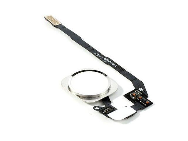 Replacement Part for Apple iPhone 5s Home Button Assembly with Flex Cable Ribbon - White-Gold-Black - A Grade