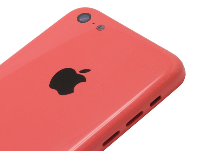 Apple iPhone 5c Rear Housing Assembly With Apple Logo - Pink - Without Words - A Grade